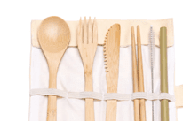 Reusable wooden kitchen culinary