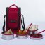 Varmora Amaze | Stainless Steel Insulated Lunch Box For Office | Set 4 Round Containers | Lunch Bag Included | Superior P.U.F Insulation | BPA-Free | Airtight & Leak-Proof | Food Grade Material - Image 2