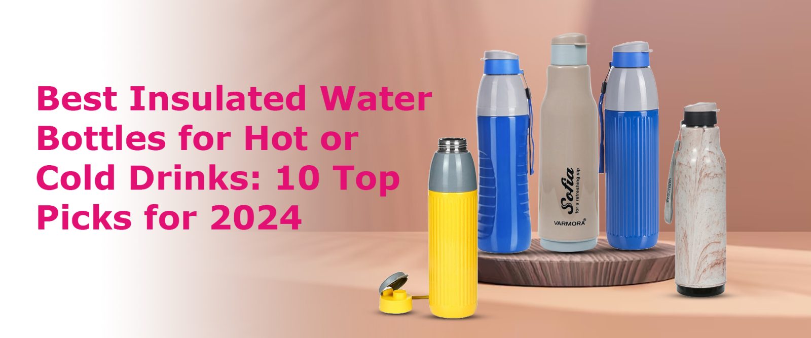 Best Insulated Water Bottles Blog Banner Best Insulated Water Bottles Blog Banner