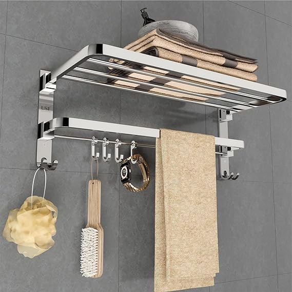 Wall-Mounted Towel Rack